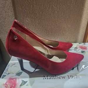 Red Calvin Klein Heels